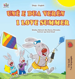 I Love Summer (Albanian English Bilingual Children's Book) - Large Print