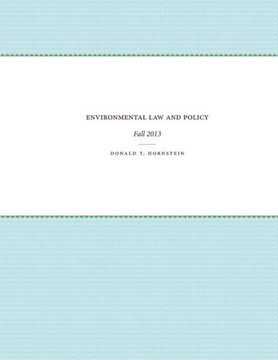Environmental Law and Policy Environmental Law and Policy