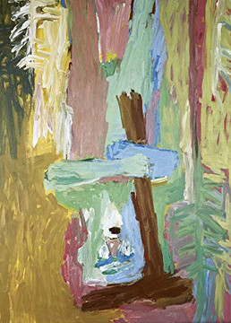 Alibabette Editions Paris - Baselitz "Croix" - Pocket Artbook - 4.72 x 6.69 inches, 144 blank pages, 100 gram acid-free ivory drawing paper, Bodoni ... - Bondoni Binding - Lays Flat When Open)