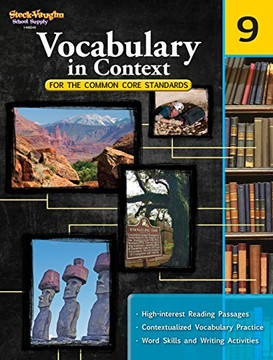 Vocabulary In Context For The Common Core Standards: Reproducible Grade 9