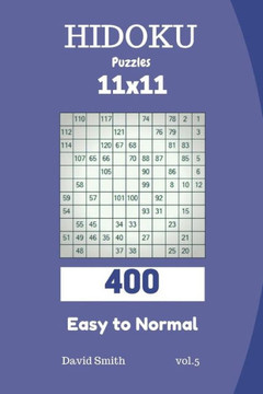 Hidoku Puzzles - 400 Easy to Normal 11x11 vol.5