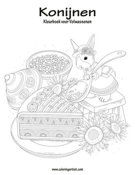 Konijnen Kleurboek Voor Volwassenen 1 (Dutch Edition)