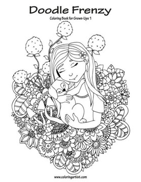 Doodle Frenzy Coloring Book For Grown-Ups 1