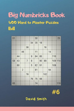 Big Numbricks Book - 400 Hard to Master Puzzles 11x11 vol.6