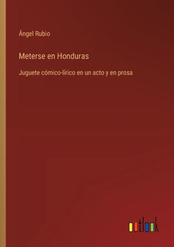 Meterse en Honduras : Juguete cómico-lírico en un acto y en prosa