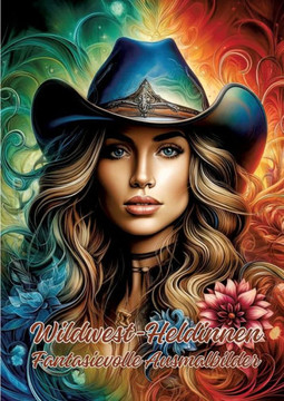 Wildwest-Heldinnen : Fantasievolle Ausmalbilder