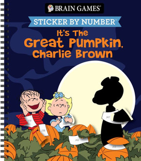 Brain Games - Sticker by Number: It's the Great Pumpkin, Charlie Brown Brain Games - Sticker by Number: It's the Great Pumpkin, Charlie Brown