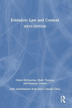Evidence : Law and Context