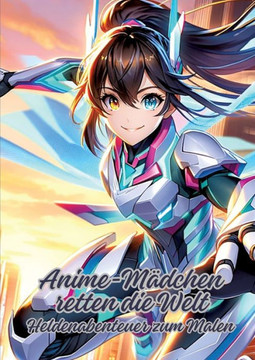 Anime-Mädchen retten die Welt : Heldenabenteuer zum Malen