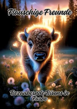 Flauschige Freunde : Bezaubernde Bisons in Farbe