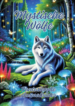 Mystische Wölfe : Fantasievolle Ausmalbilder