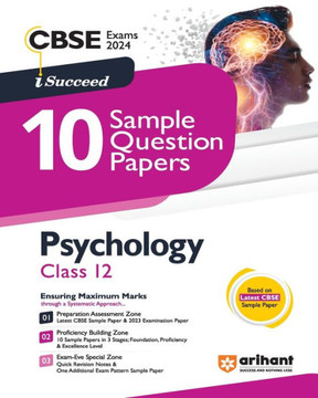 Arihant CBSE Sample Question Paper Class 12 Psychology Book for 2024 Exam