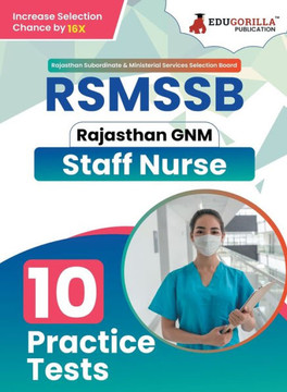 RSMSSB GNM - Staff Nurse (English Edition) Exam Book | Rajasthan Staff Selection Board | 10 Full Practice Tests