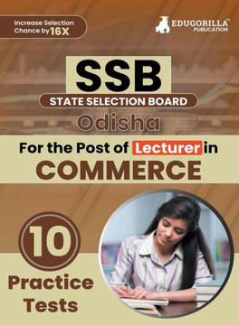 SSB Odisha Lecturer Commerce Exam Book 2023 (English Edition) | State Selection Board | 10 Practice Tests (1000 Solved MCQs)
