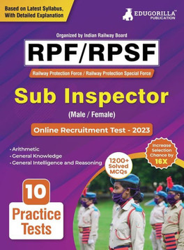 RPF Sub Inspector Recruitment Exam 2024 (English Edition) | Railway Protection Force | 14 Practice Tests (1600+ Solved Questions)