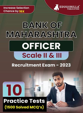 Bank of Maharashtra Officer Scale - II & III Recruitment Exam Book 2023 (English Edition) - 10 Practice Tests (1500 Solved MCQ)