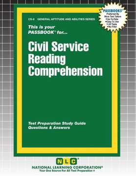 Civil Service Reading Comprehension : Passbooks Study Guide