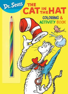 Dr. Seuss: The Cat in the Hat Coloring & Activity Book : Coloring and Activity Book with Rainbow Pencil