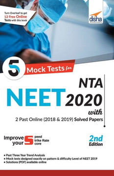5 Mock Tests for NTA NEET 2020 with 2018 & 2019 Question Papers - 2nd Edition