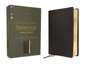ESV, Thompson Chain-Reference Bible, Large Print, Leathersoft, Black, Red Letter ESV, Thompson Chain-Reference Bible, Large Print, Leathersoft, Black, Red Letter