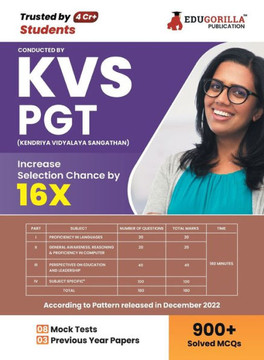 KVS PGT Book 2023 : Post Graduate Teacher (English Edition) - 8 Mock Tests and 3 Previous Year Papers (1000 Solved Questions) with Free Access to Online Tests KVS PGT Book 2023 : Post Graduate Teacher (English Edition) - 8 Mock Tests and 3 Previous Year Papers (1000 Solved Questions) with Free Access to Online Tests