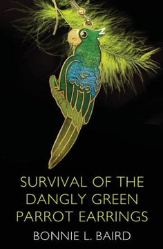 Survival Of The Dangly Green Parrot Earrings