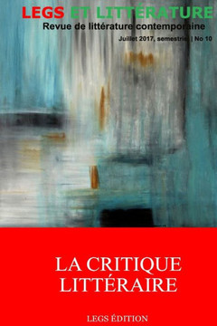 La Critique Litteraire : Revue Legs Et Litterature