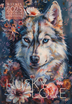 Husky Love 2025 Weekly Planner and Organizer Husky Love 2025 Weekly Planner and Organizer