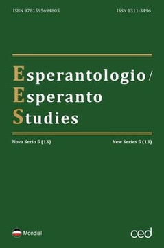Esperantologio / Esperanto Studies. Nova Serio / New Series 5 (13)