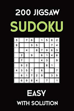 200 Jigsaw Sudoku Easy With Solution: Puzzle Book,9X9, 2 Puzzles Per Page