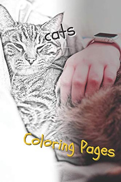 Cats: Beautiful Coloring Pages With Cats, Drawings, For Adults And For Girls - 9781090737755