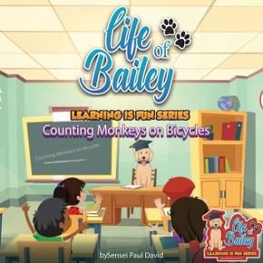 Life of Bailey Learning Is Fun Series : Counting Monkeys on Bicycles