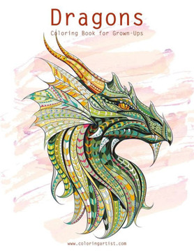 Dragons Coloring Book For Grown-Ups 1 & 2