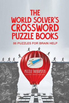 The World Solver's Crossword Puzzle Books | 86 Puzzles For Brain Help