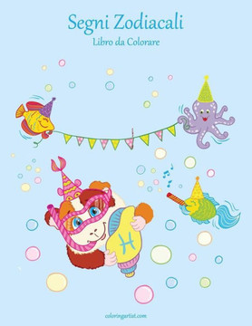 Segni Zodiacali Libro Da Colorare 1