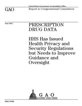 Prescription Drug Data : Hhs Has Issued Health Privacy And Security Regulations But Needs To Improve Guidance And Oversight