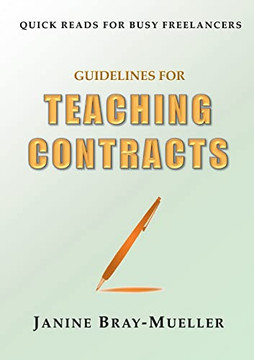 Guidelines for Teaching Contracts: Setting Up Payment Rules from the Outset
