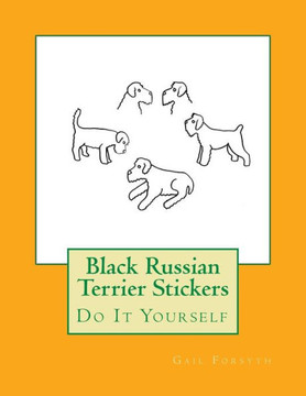 Black Russian Terrier Stickers: Do It Yourself