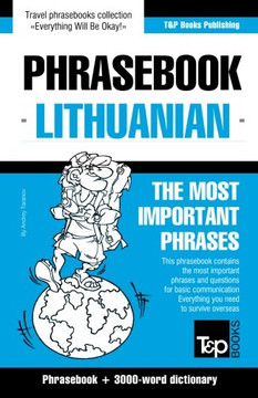 English-Lithuanian phrasebook & 3000-word topical vocabulary