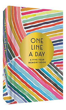Rainbow One Line A Day: A Five-Year Memory Book