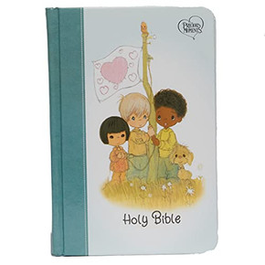 Nkjv, Precious Moments Small Hands Bible, Hardcover, Teal, Comfort Print: Holy Bible, New King James Version