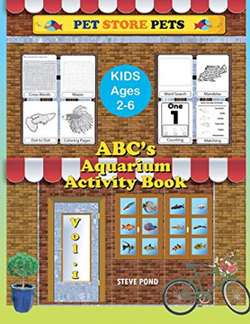 ABC's Aquarium Activity Book Volume I : Puzzle, Coloring and Activity Book for Kids 2 -6