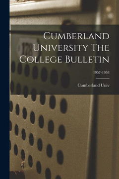 Cumberland University The College Bulletin; 1957-1958