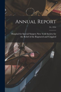 Annual Report; 91; 1954 Annual Report; 91; 1954