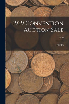 1939 Convention Auction Sale; 1939 1939 Convention Auction Sale; 1939