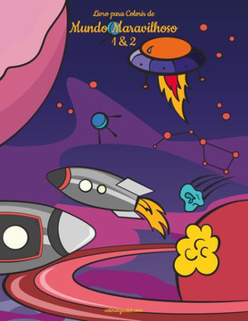 Livro Para Colorir De Mundo Maravilhoso 1 & 2