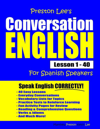 Preston Lee's Conversation English For Spanish Speakers Lesson 1 - 40
