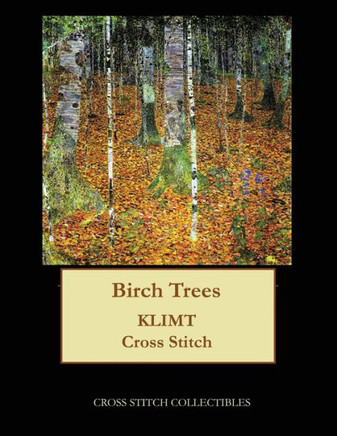 Birch Trees: Gustav Klimt Cross Stitch Pattern