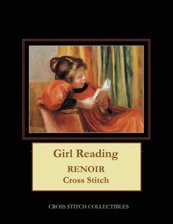 Girl Reading: Renoir Cross Stitch Pattern