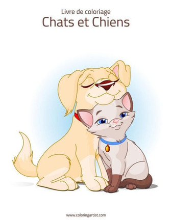 Livre De Coloriage Chats Et Chiens 1 & 2 Livre De Coloriage Chats Et Chiens 1 & 2